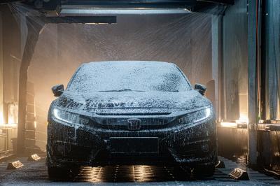 Undercarriage wash at Niagara Car Wash